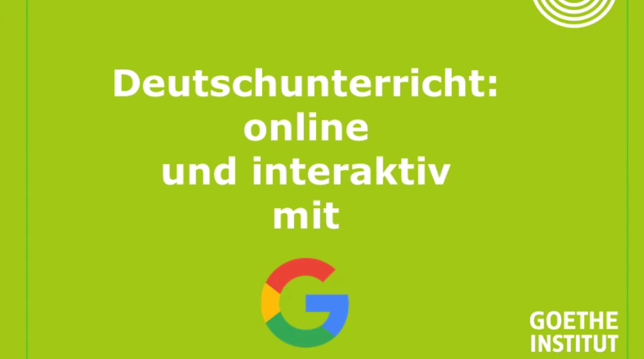 Deutsch online und interaktiv mit Google