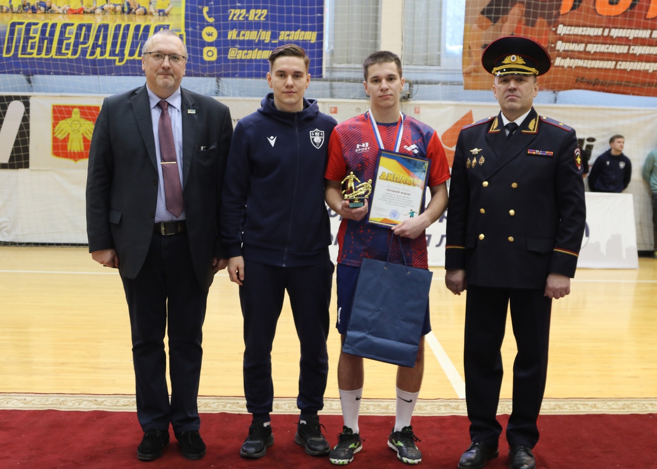 Команда университета стала призером кубка МВД по Республике Коми по мини-футболу 