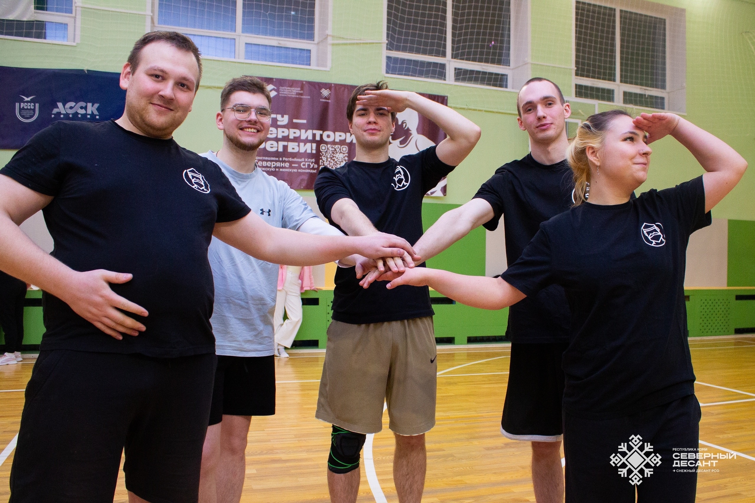 В университете прошел товарищеский матч по волейболу среди бойцов РСО